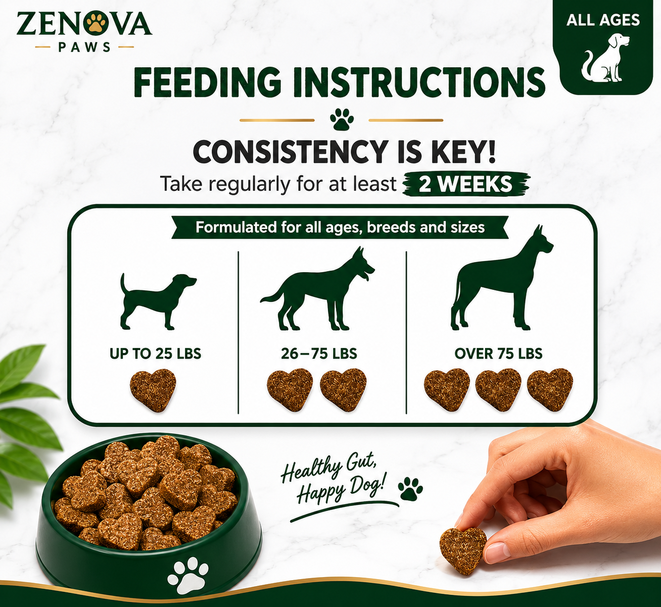 Zenova paws Probiotic Chews