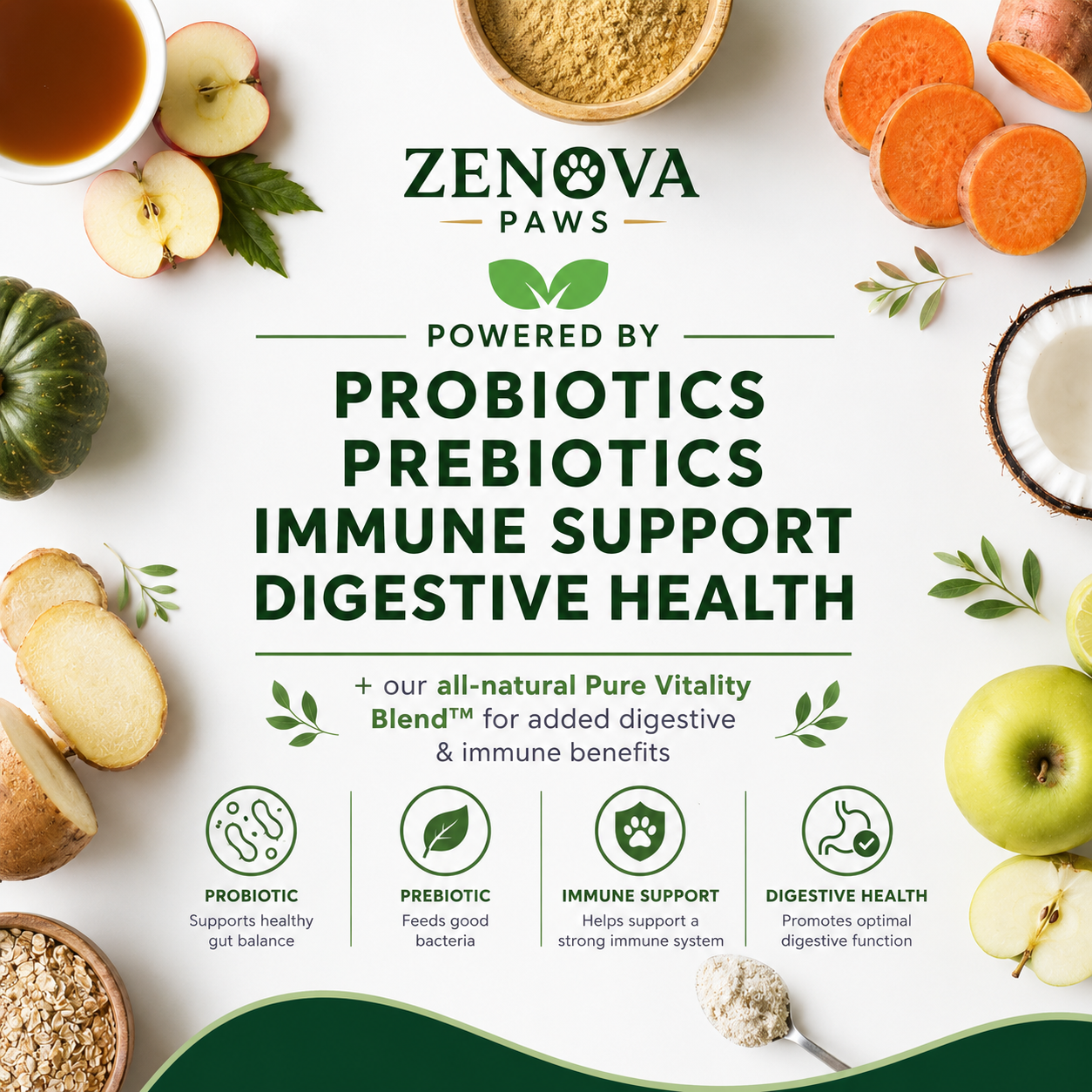 Zenova paws Probiotic Chews